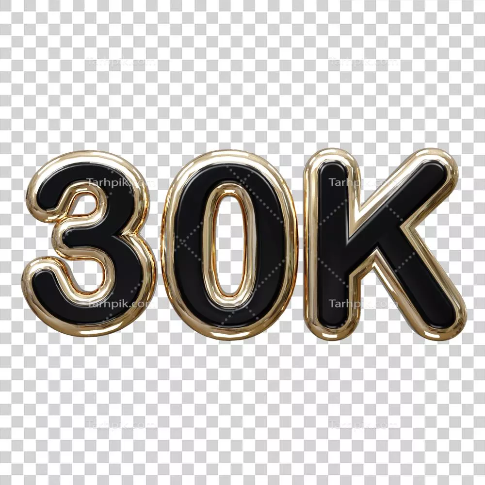 ایجاد افکت متن 30K با استفاده از تکنیک های سه بعدی و رندرینگ خلاقانه