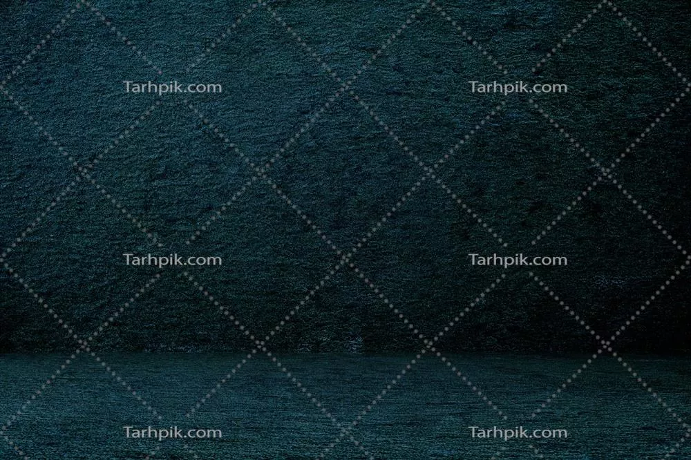زمینه انتزاعی و تاریک آبی بتونی برای ارائه محصولات و نمای پیشزمینه