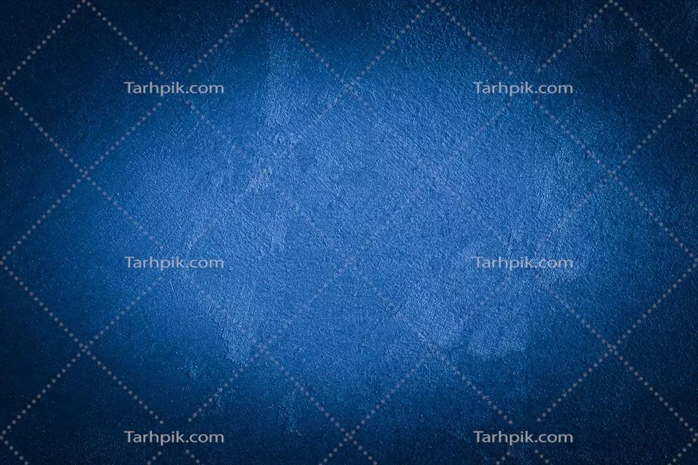 پشت‌زمینه انتزاعی و کهنه با بافت گچ دکوری آبی و وینیته برای فضای خالی