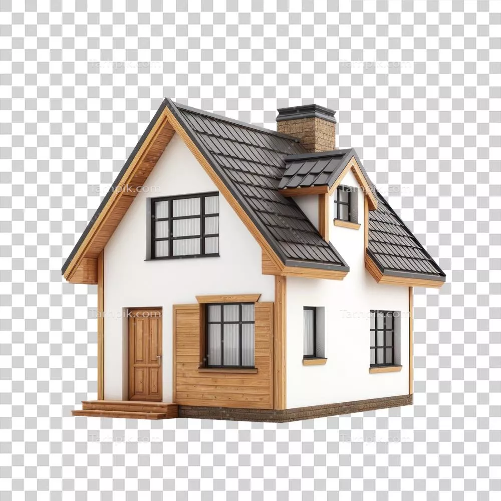 خانه با پس زمینه شفاف: ارائهای خلاقانه و نوآورانه از طراحی در معماری