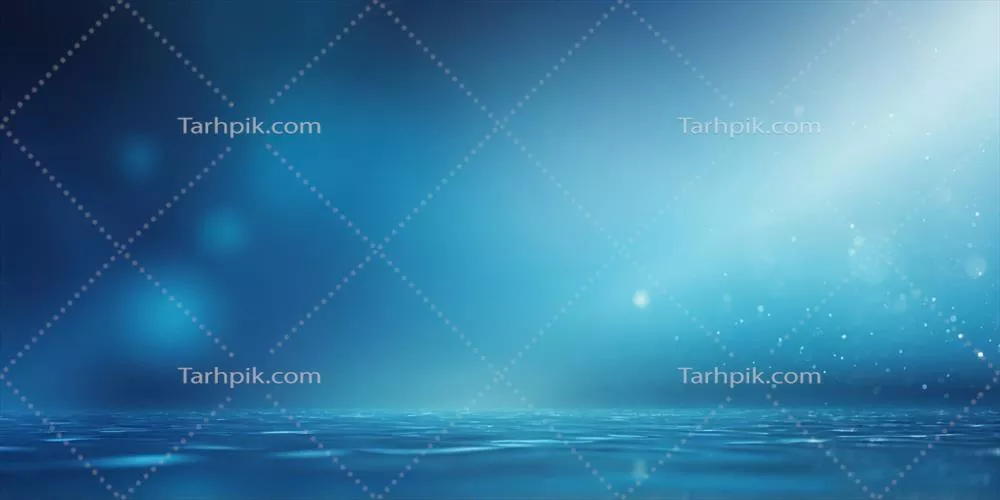 ترکیب انتزاعی رنگ‌های آبی برای خلق فضایی آرامش‌بخش و دلنشین