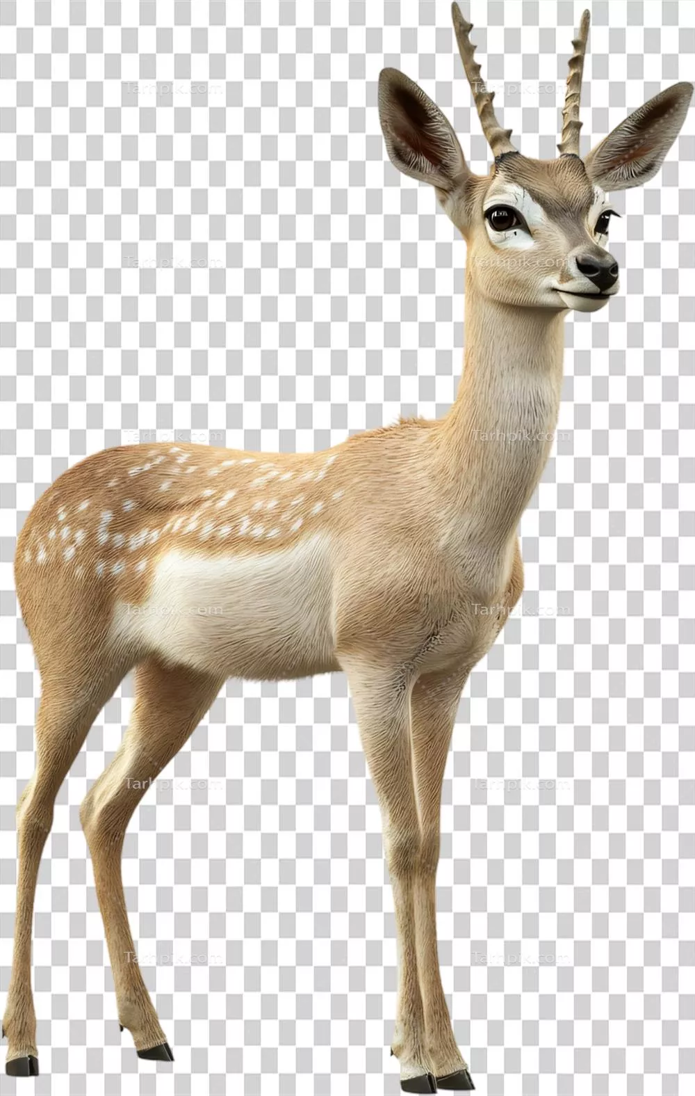 پرتره ای زیبا از آنتلوپ، نماد ظرافت و زیبایی طبیعت