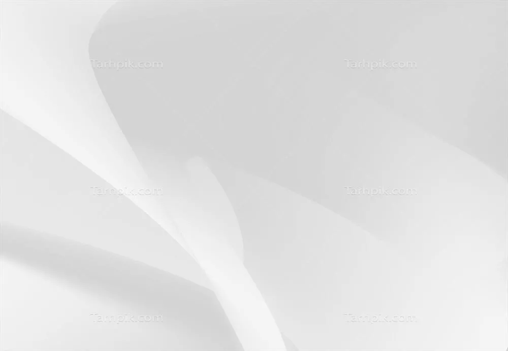 پس‌زمینه سفید با بازتاب‌ها و امواج نرمی که به زیبایی در هم آمیخته‌اند