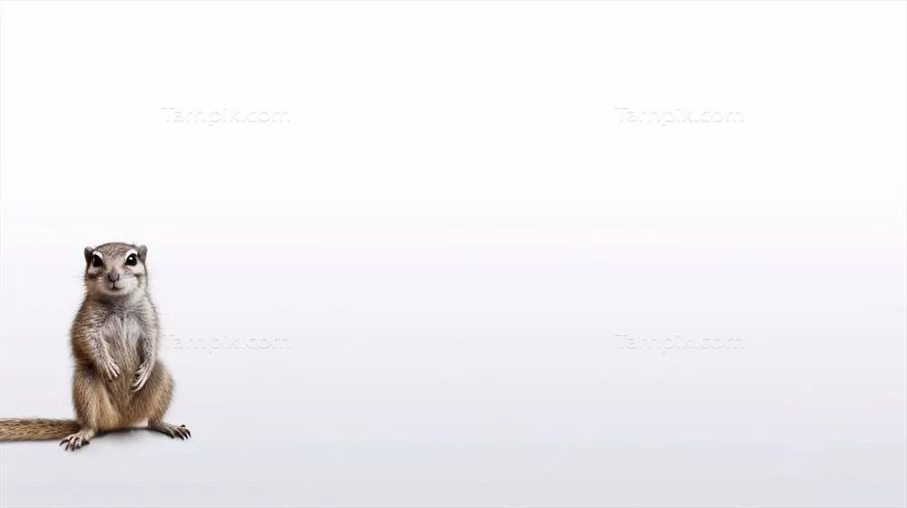 نقاشی دیجیتال از حیوان خانگی زیبا بر روی پسزمینه سفید با استفاده از هوش مصنوعی