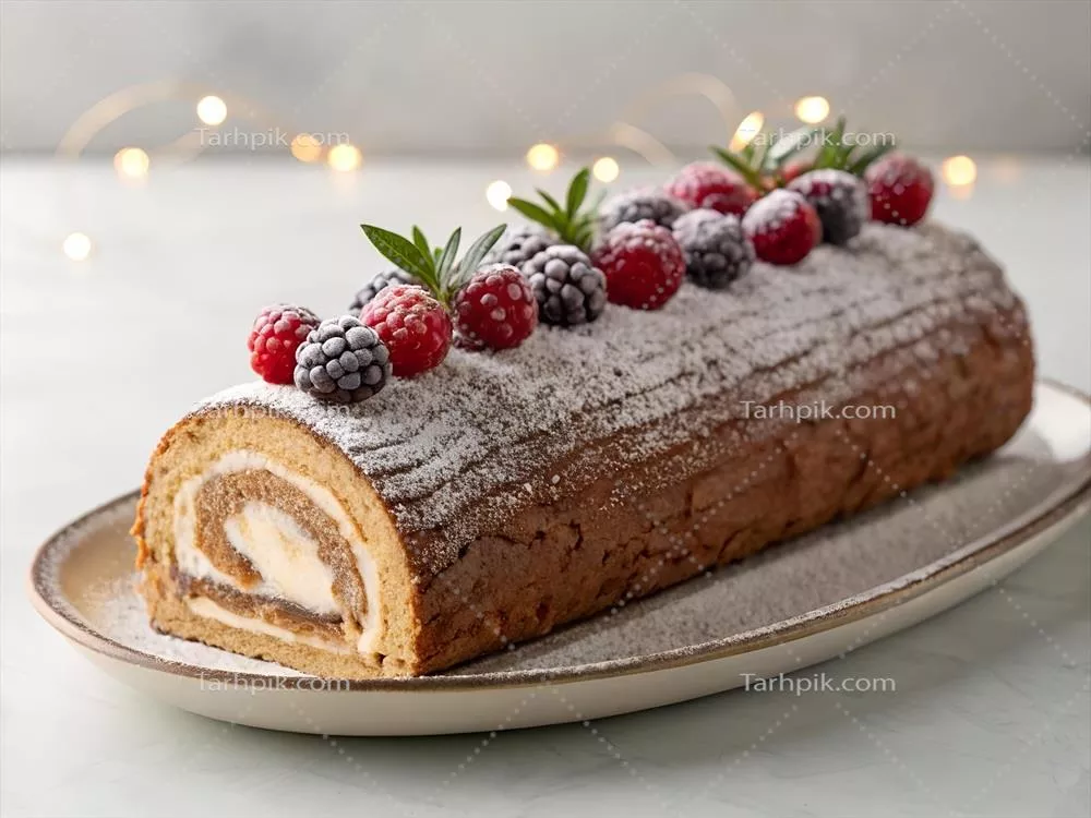 دستور طرز تهیه کیک چوب یول برای تعطیلات خوشمزه و دلپذیر