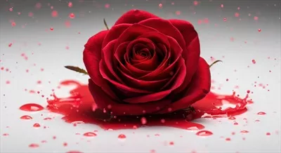 شکوفه گل سرخ با شکوفه های زیبا بر روی پس زمینه سفید
