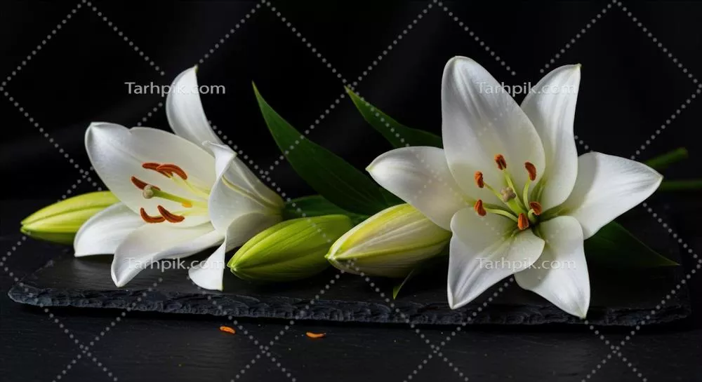 زندگی ساکن شاهلویزی سفید ساده و زیبا در پسزمینه تیره