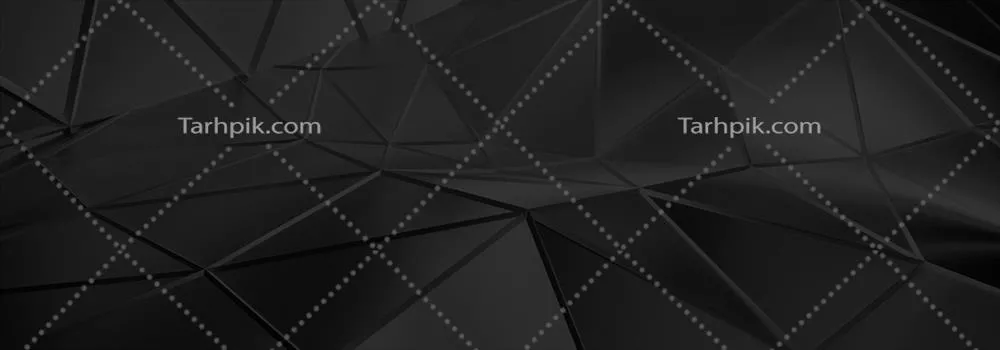 تصویر سه بعدی زمینه بلک بافت سه ضلعی انتزاعی برای پسزمینه دیواری