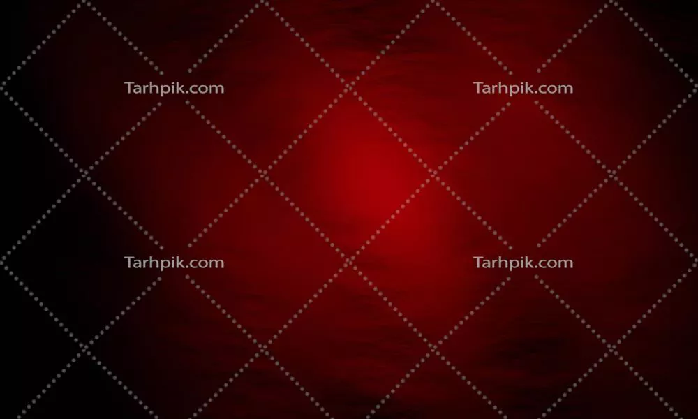 طراحی هنری با بافت کهنه و حاشیه تیره بر روی پس‌زمینه قرمز ابستره با نقطه روشن در مرکز