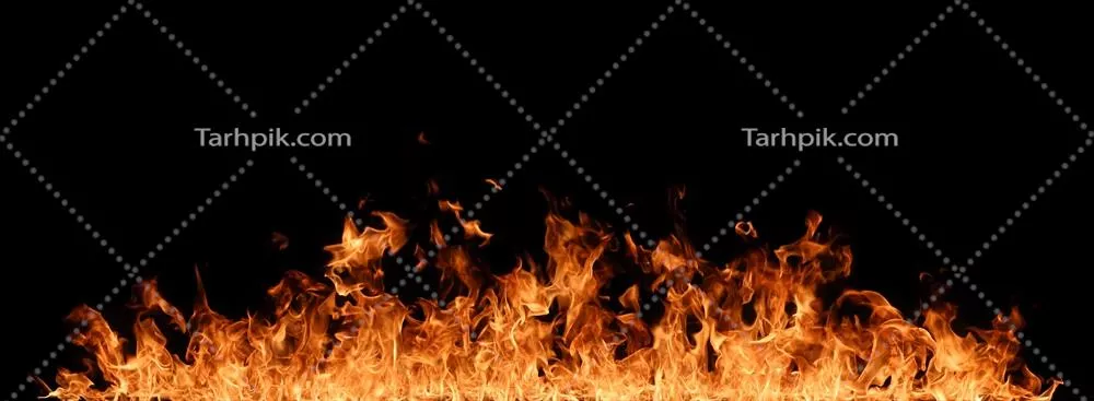شعلۀ آتش بر روی پس‌زمینه سیاه - زیبایی شعله‌ها و خواص آن‌ها