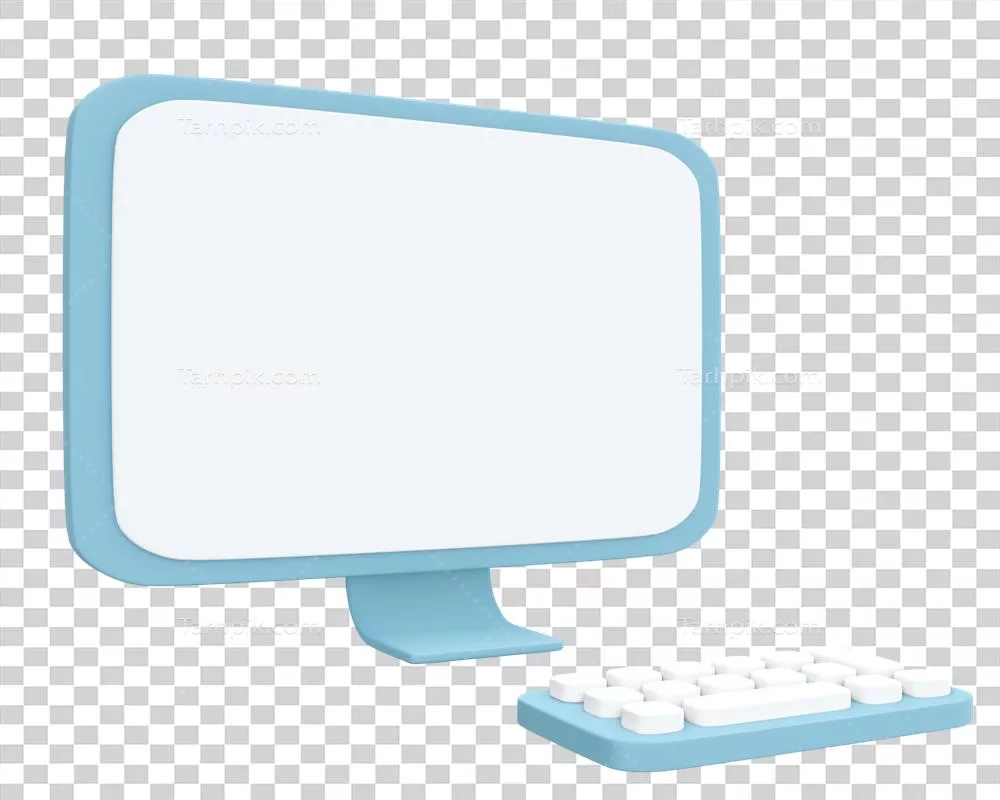 آیکون کامپیوتری سه بعدی برای رندرینگ با کیفیت بالا و طراحی مدرن