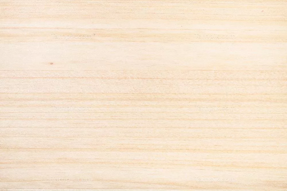 تخته چوب کاج غیر رنگ شده با الگوی چوب در نمای نزدیک