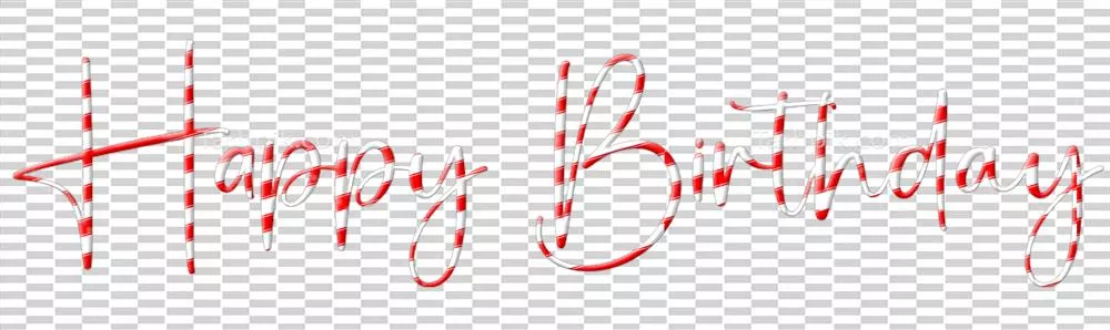 تزیین تولد با نوشتار شکلاتی و حروف برجسته زیبا