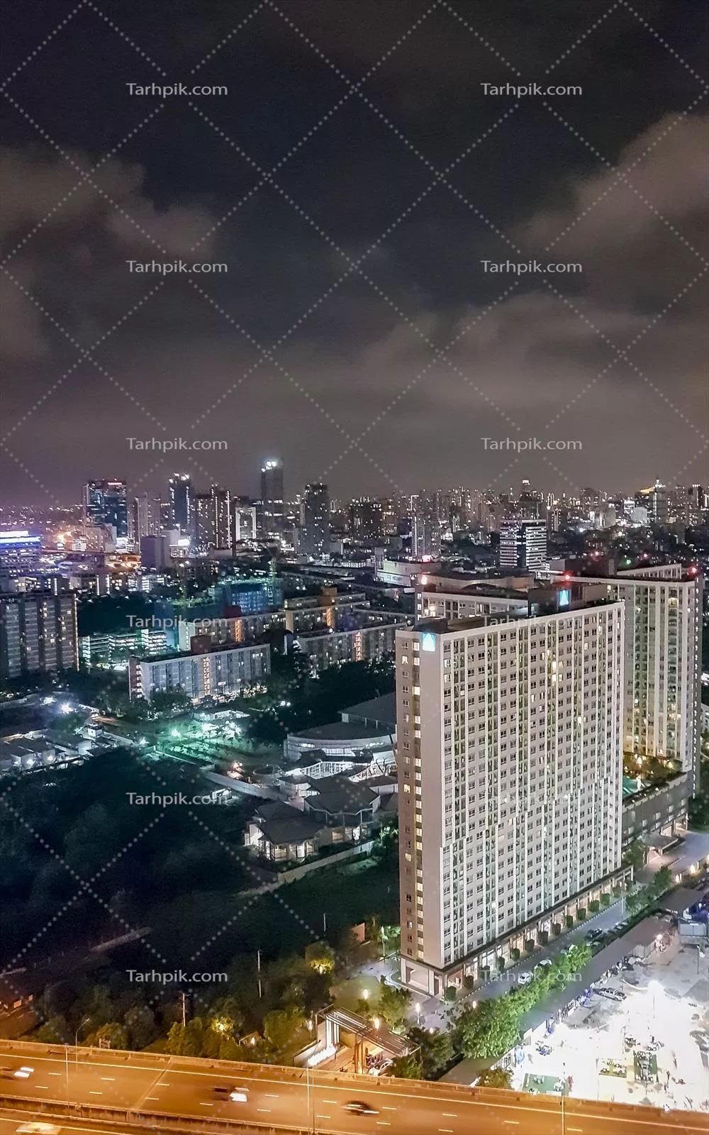 نما پانوراما شب Bangkok: شهر نورانی با آسمانخراشها و مناظر دیدنی