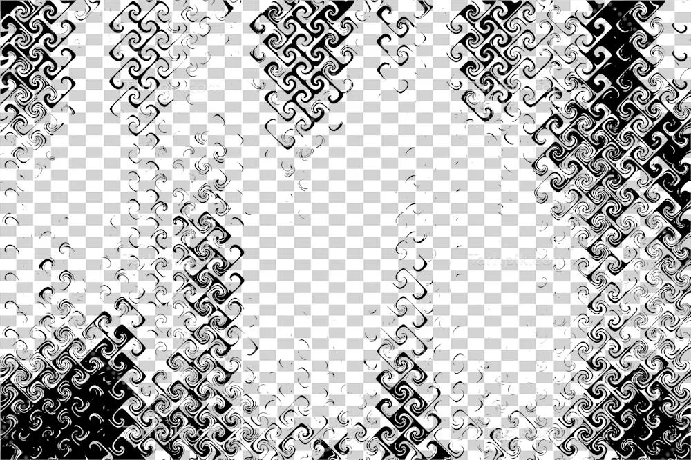 بافت رستیک و گرانج با دانه ها و لکه های تصادفی در پس زمینه شفاف