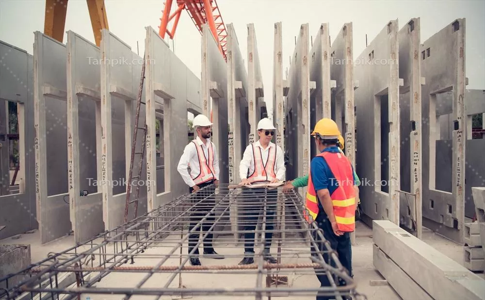نظارت و پیشرفت پروژههای ساختمانی توسط مهندسان و سرپرستان ساختوساز