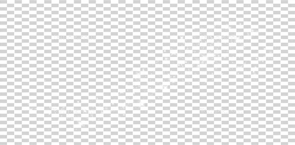 تصویر انتزاعی موج درخشان سفید با دنباله ای از ذرات ستاره ای جادویی