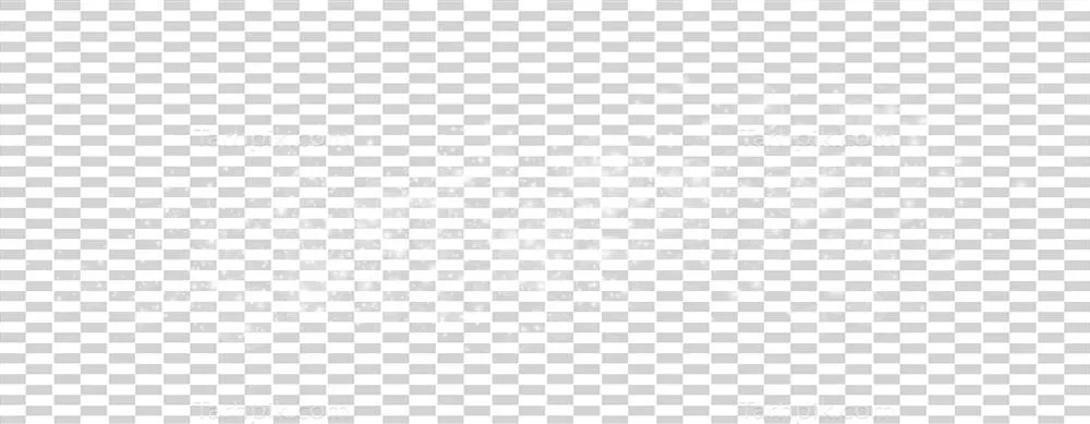 تصویر انتزاعی امواج درخشان سفید با اثرات جادوئی و ذرات درخشان بر روی پس‌زمینه شفاف