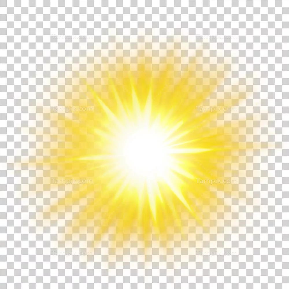 افکت نوری با درخشش لنز خورشید برای عکاسی و طراحی