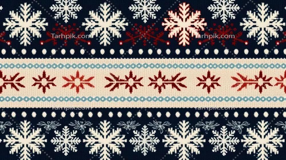 طرح پسزمینه سوترهای فصلی با برفکها و تزیینات جشنوارهای