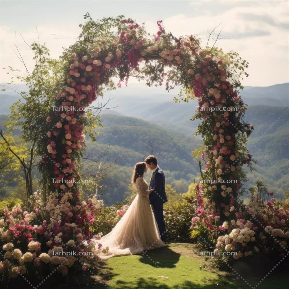 معرفی آراستگی گل آرایی قوس گل برای مراسم عروسی با طراحیهای بینظیر
