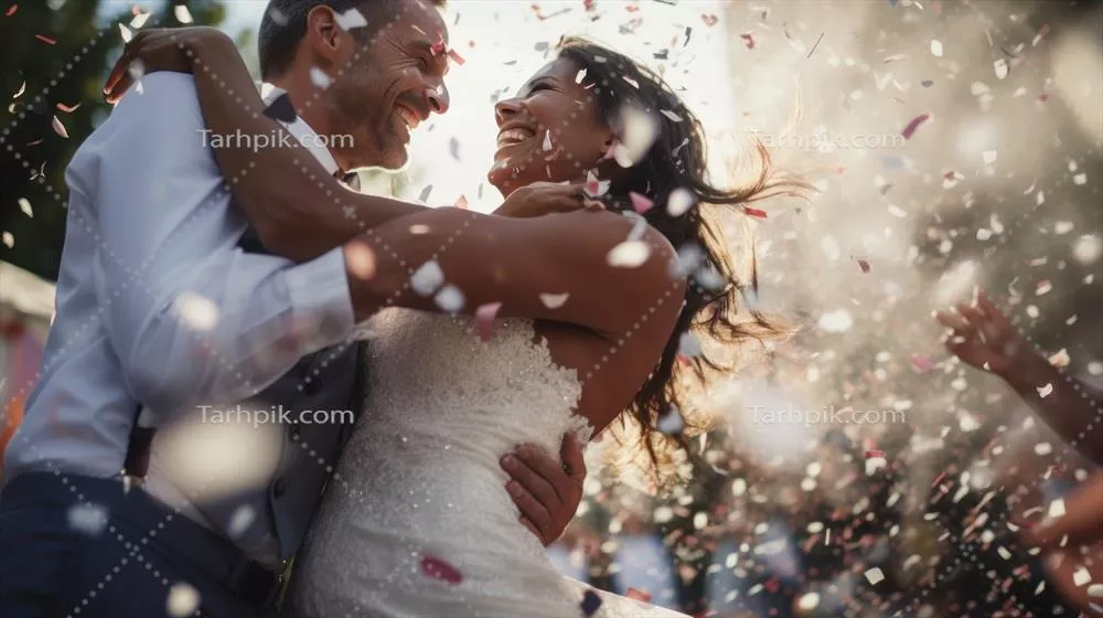 عکس های جشن عروسی یک زوج شاد و عاشق در روز بزرگ زندگی شان