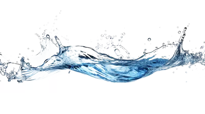 افکت آب splash با پس‌زمینه شفاف برای طراحی‌های بصری
