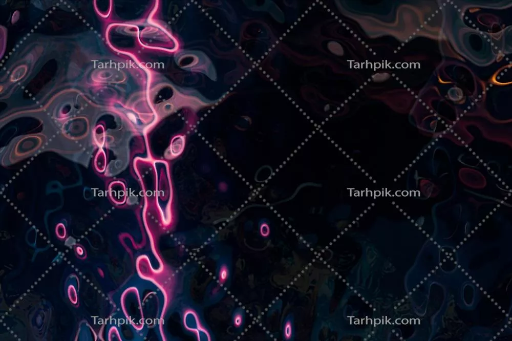 بکگراند انتزاعی با الگوهای موجی و رنگی به صورت سه بعدی
