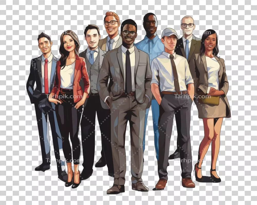 لباس‌های رسمی برای مردان و زنان؛ نمونه‌های تولید شده با هوش مصنوعی