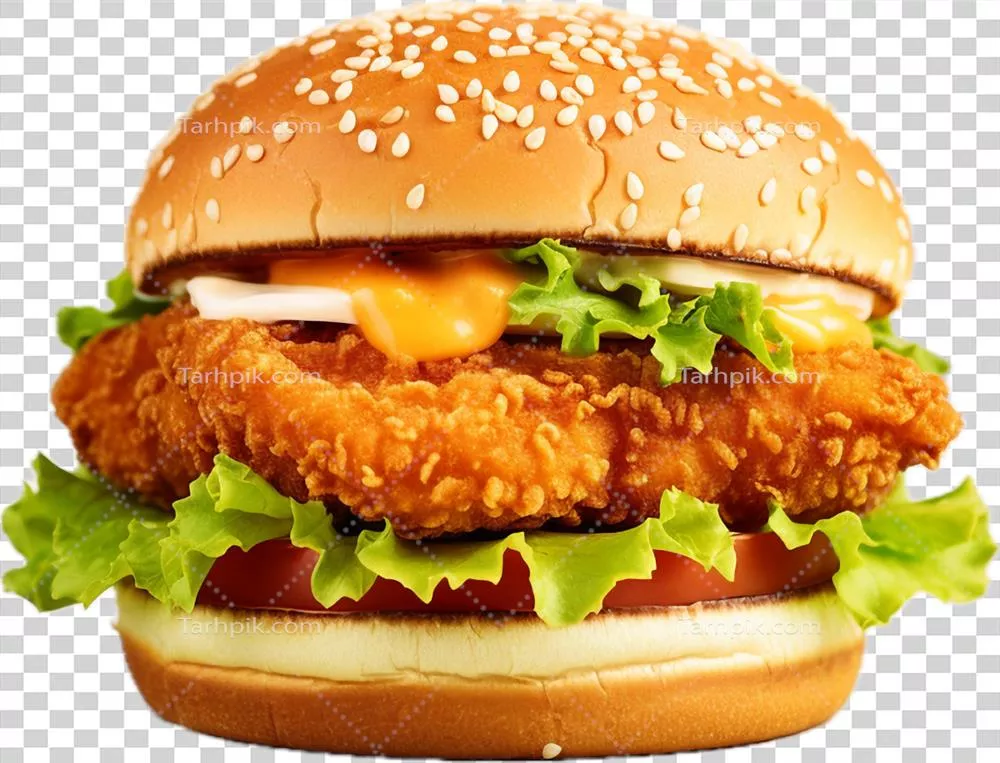 برگر مرغ سرخ شده تولید شده با هوش مصنوعی: طعمی نوین و متفاوت