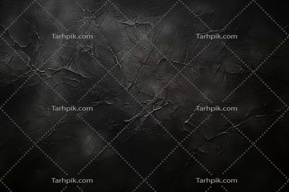 پسزمینه بتنی مشکی بافتدار و تاریک، تولید شده توسط هوش مصنوعی