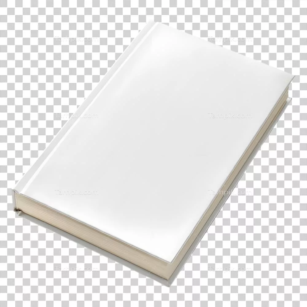 کتاب بدون رنگ برای ش模ئل در پس زمینه شفاف و بدون رنگ