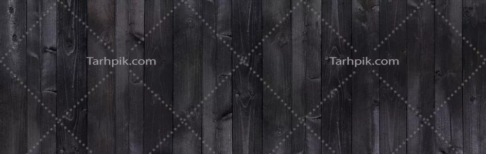زمینه چوبی سیاه عریض با بافت تخته های چوبی قدیمی