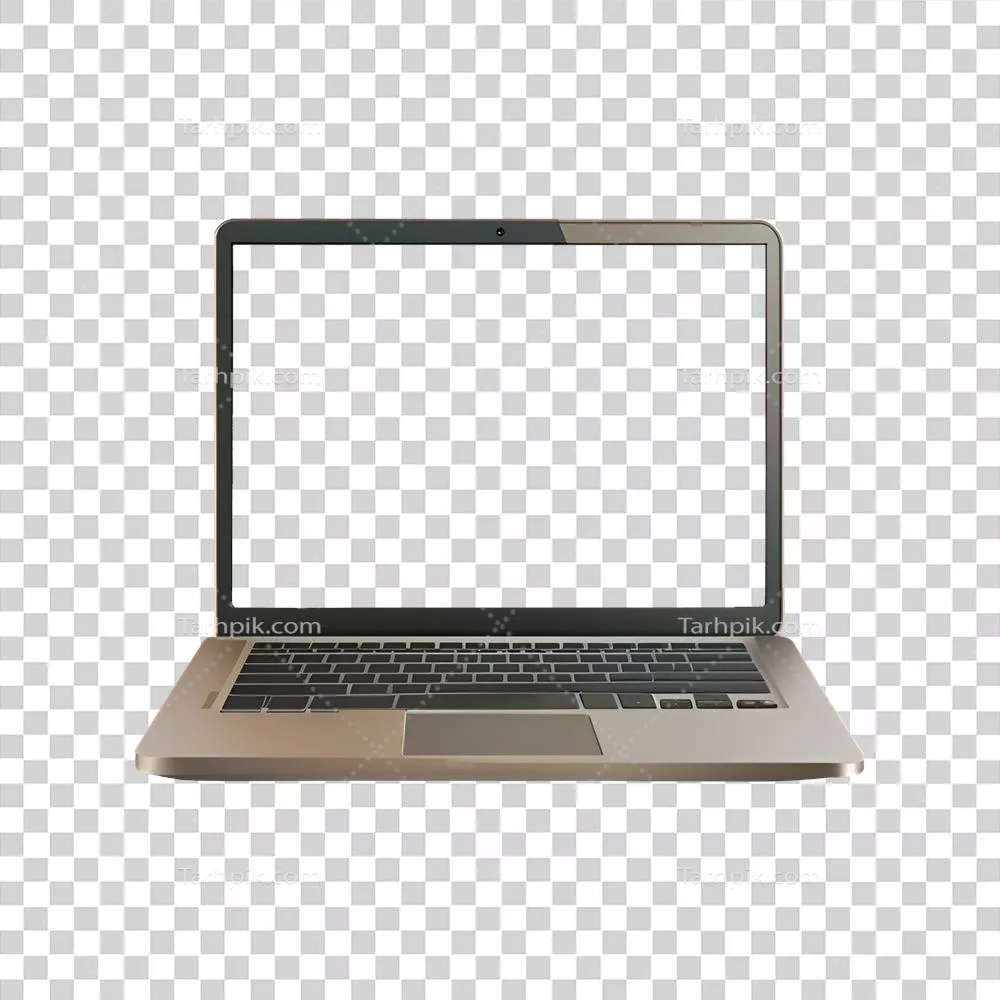 ماکت لپتاپ و دفترچه با طراحی شفاف و خلاقانه برای نمایش ایدهها