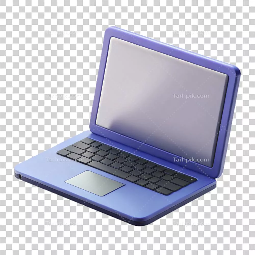 لپ تاپ خلاقانه و زنده با صفحه نمایش خالی و کیفیت برتر