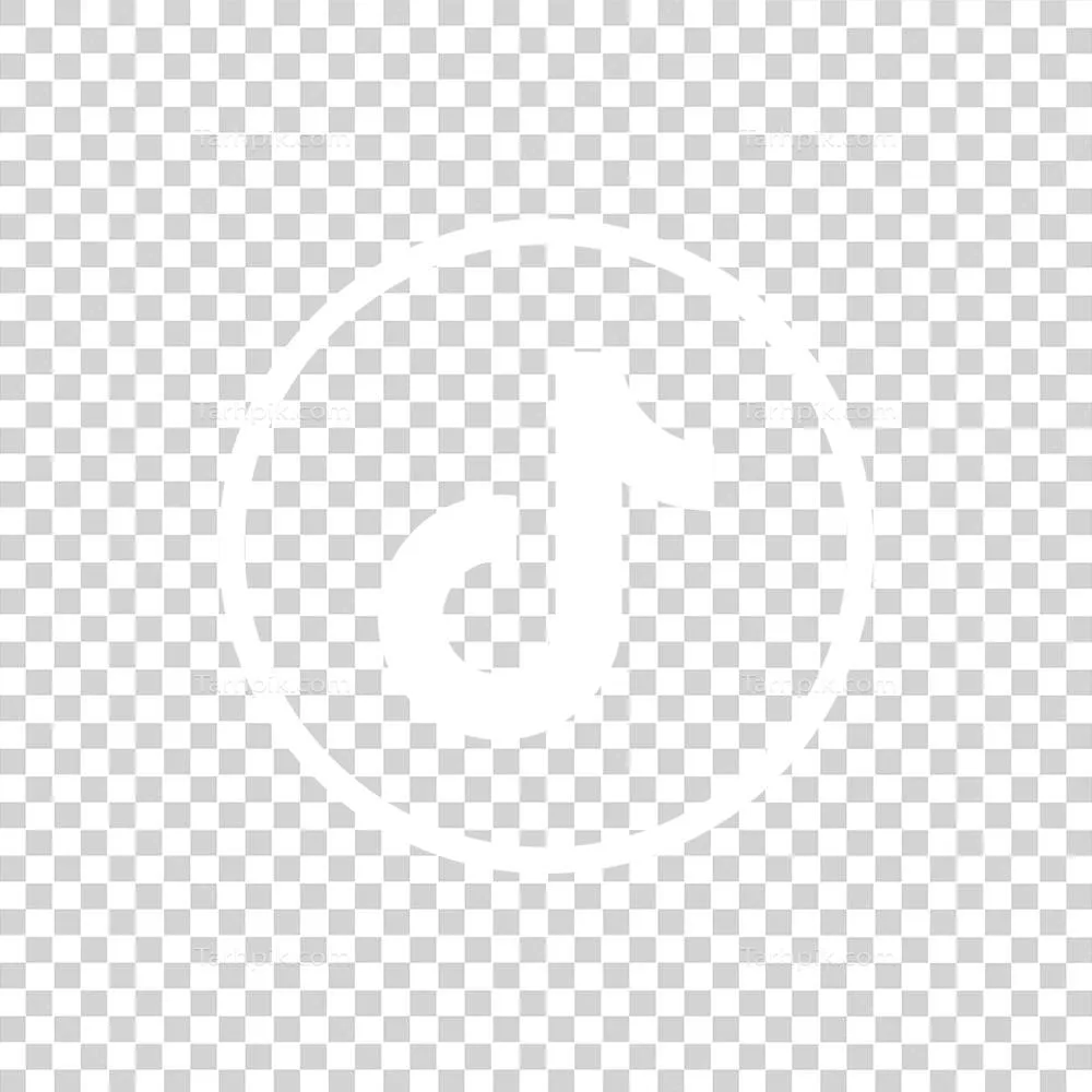 آیکون لوگوی تیک‌تاک با زمینه شفاف و طراحی حرفه‌ای برای دانلود