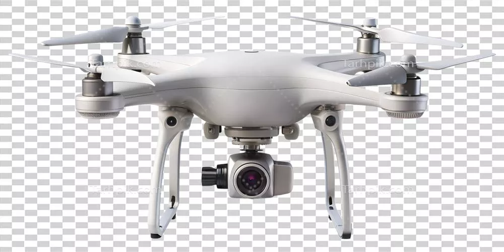 هواپیماهای بدون سرنشین با دوربین در آسمان آبی روشن در حال پرواز