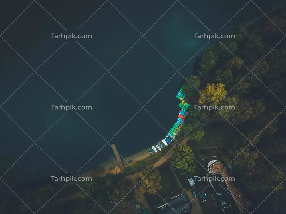 مناظر هوایی تراکای لیتوانی با استفاده از درون
