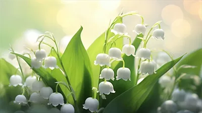 تصویر لاله زارهای دره با پس زمینه مبهم و ایجاد شده با هوش مصنوعی