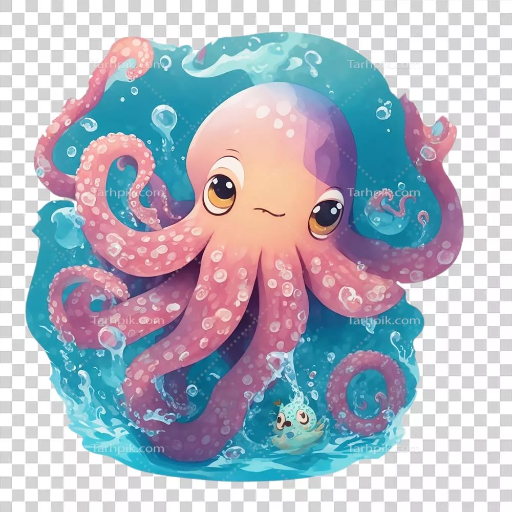 استخراج دنیای زیبای آبزیان با اختاپوس جذاب در زیر آب