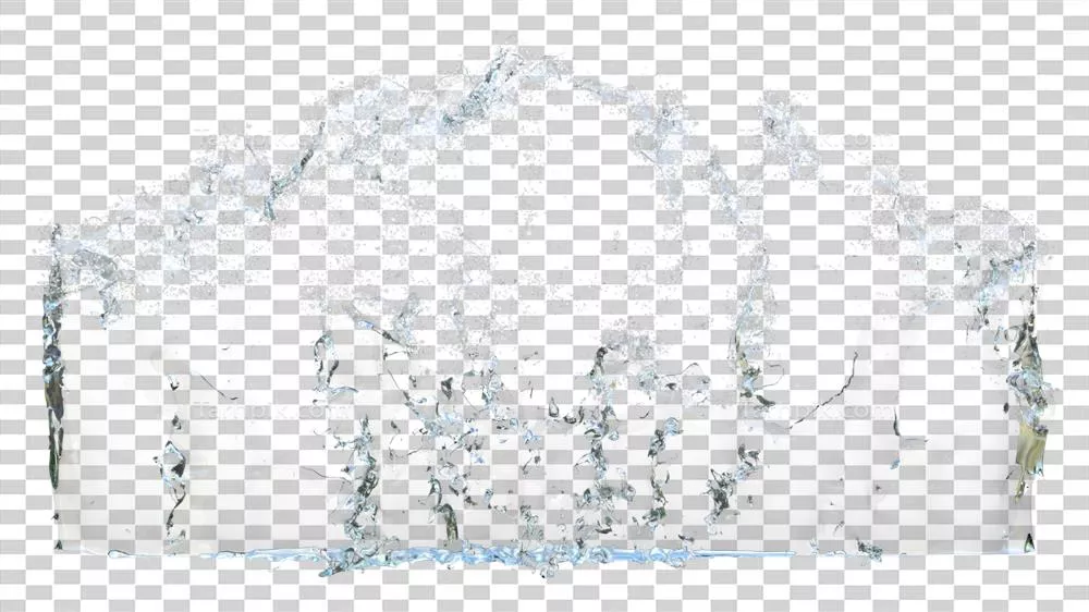 مدل سه‌بعدی امواج و سطح آب با هر نوع لایه‌ای از موج و تلاطم