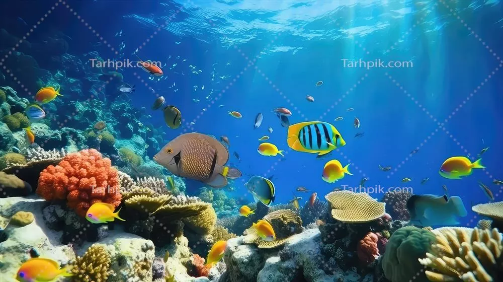 مخلوقات زیبا و رنگارنگ دنیای زیرآب: ماهیهای گرمسیری و اکوسیستم دریایی