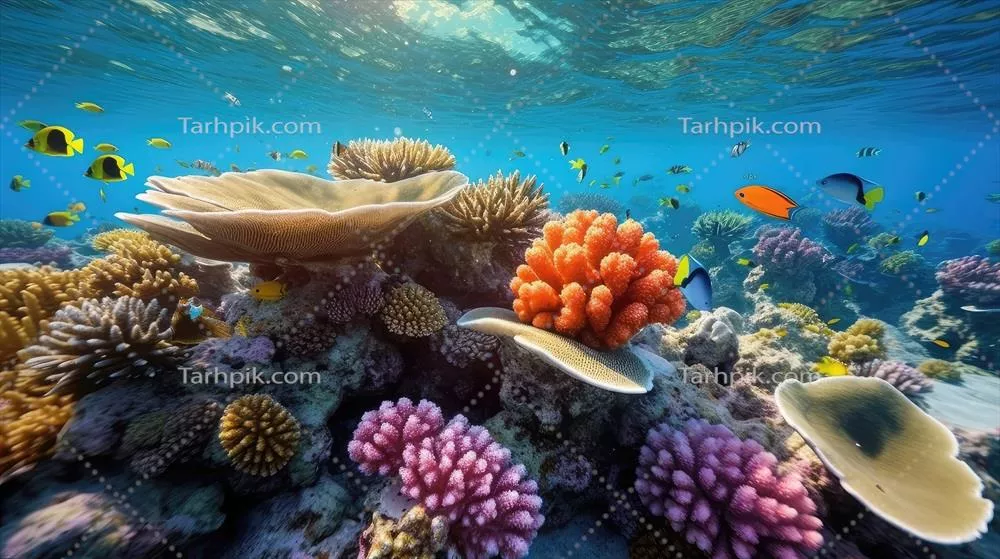 تصویر سحرآمیز دنیای زیر آب: زیبایی‌های آبی در کیفیت فوق‌العاده