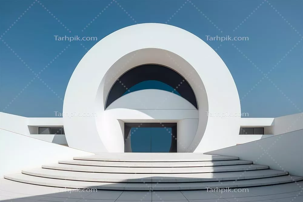 طراحی معماری مینیمالیستی دیگرجهانی با استفاده از هوش مصنوعی مولد