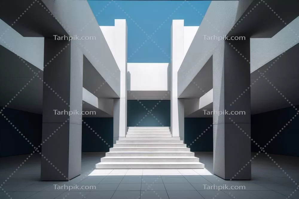 طراحی معماری مینیمالیستی ماورایی با استفاده از هوش مصنوعی مولد
