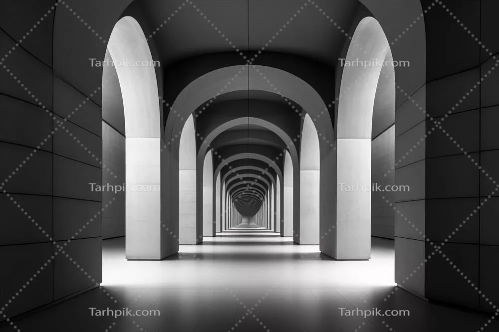 طراحی معماری مینیمالیستی فرازمینی با استفاده از هوش مصنوعی تولیدی