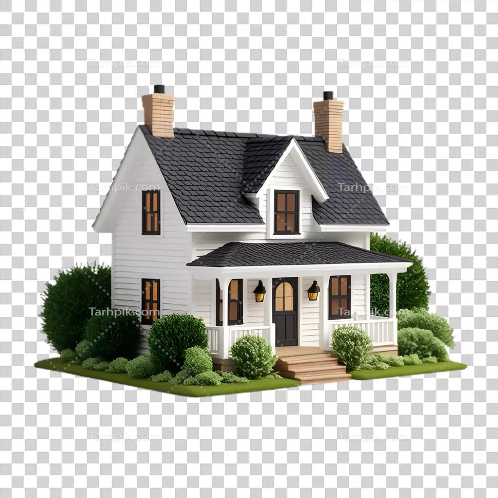 خانه دوبلکس با طراحی زیبا و لوکس در محله ای سفید و دنج