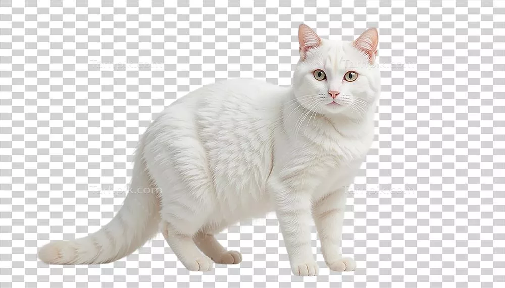 گربه سفیدی دوست داشتنی که بهترین انتخاب برای عاشقان حیوانات است