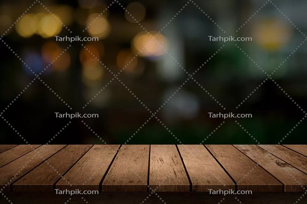 میز با پسزمینه محو: زیبایی و آرامش در طراحی داخلی