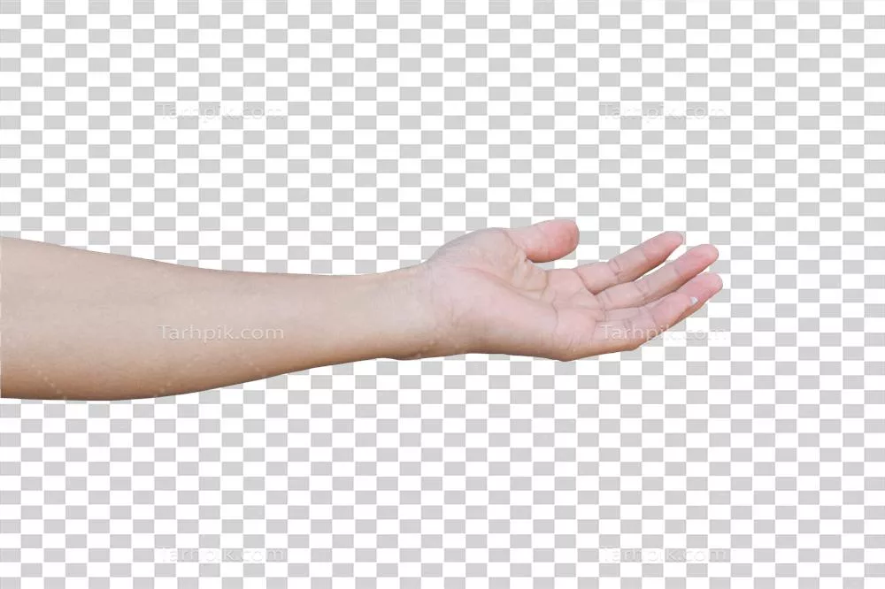 حرکات دست مردانه ایزوله شده در پس زمینه سفید